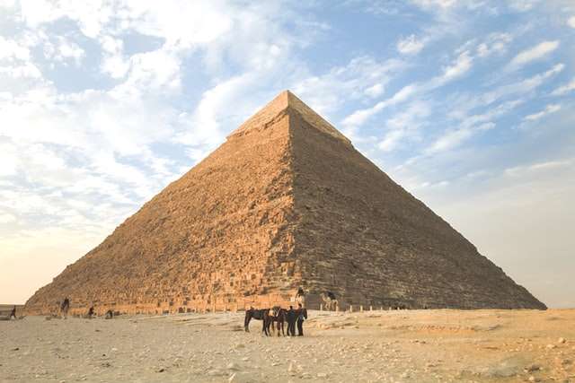 Pyramids once were tallest building